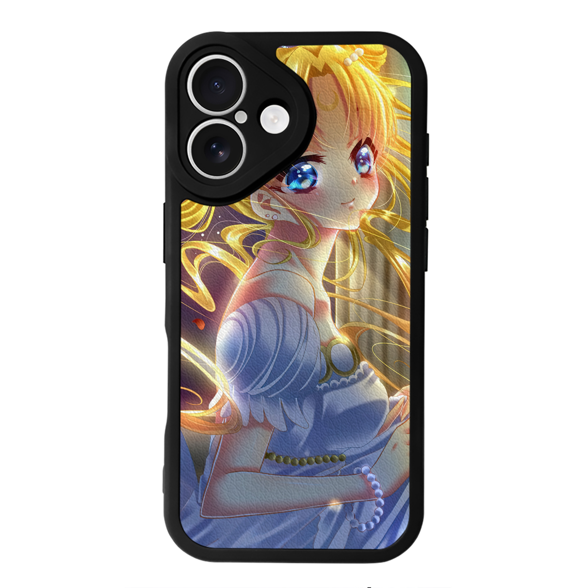 （画像用） 美少女戦士セーラームーン Sailor Moon 【iPhone 16シリーズ対応】シリコンスマホケース（レザー調） 材質：シリコン